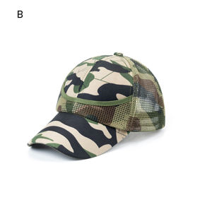 VOYUE Casual Army Boy and Girl Summer Camouflage Cap HipHop Hat Children Mesh Hats Kids Baseball Cap