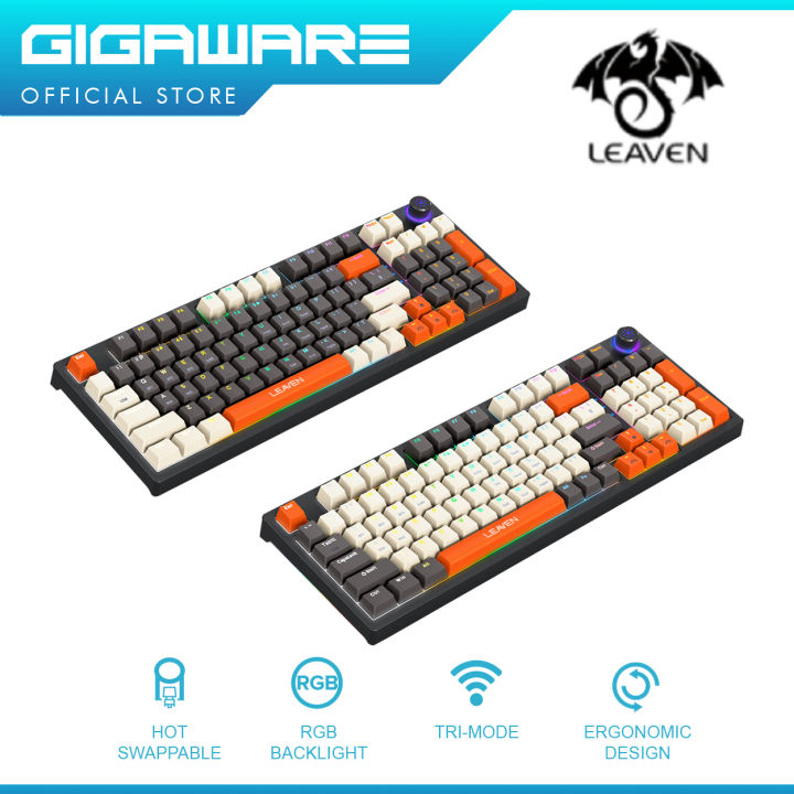 Leaven H96 Tri-Mode 96-Key RGB Backlight Wireless Mechanical Hot ...