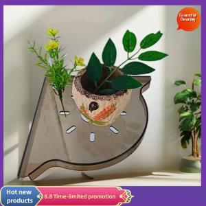 Graceful Fish Tank Corner Storage Rack Punch-free Storage Rack Fish Tank Top Landscape Bracket Hydroponic Green Plant Tray