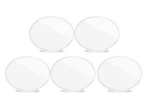Kirilgu Pack of 5 Acrylic Name Cards and Stands - Great for Parties and Celebrations P7Q2M