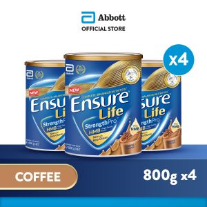 [Bundle of 4] Ensure® Life StrengthProᵀᴹ Coffee 800g