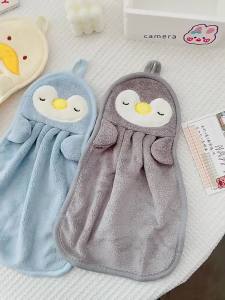 [ Hangable ] Hand Towel Small Towel Square Towel Hangable Childrens Household Absorbent Non-Shedding Bathroom Handkerchief