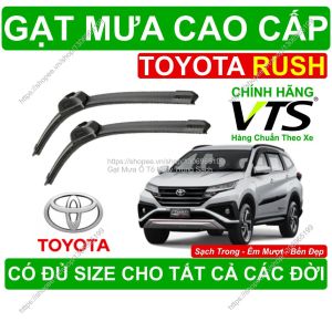 Gạt Mưa Kính Lái Toyota Rush Cặp Gạt Mưa Kính Lái Toyota Rush Có Đủ Size Cho Các Đời Xe Toyota Rush Sạch Êm Bền