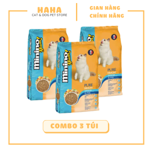 Combo 3 - Thức ăn Minino Yum Hải Sản Cho Mèo Mọi Lứa Tuổi Gói 350Gr - HaHa Petshop