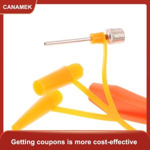 【CANAMEK】 1PC xe đạp bơm vòi phun Adapter TPU cho máy bơm cho bơm phồng Xe Đạp Bóng Hose Adapter kép đầu bơm phụ kiện