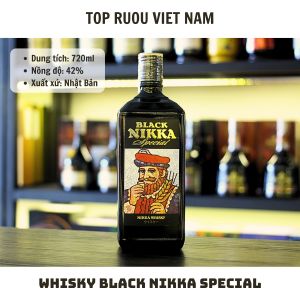 [Top Rượu VN] Rượu Whisky Black Nikka Special - Black Nikka Clear - The Chita - World AO - 700ml - 720ml [Chính Hãng]