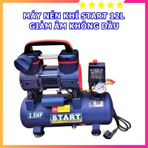 Máy nén khí Đài Loan giảm âm không dầu START 1225ST (12 lít) bảo hành chính hãng 12 tháng
