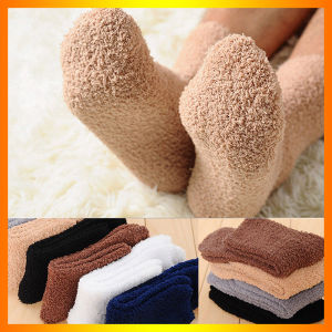 Mens Thicken ความร้อนขนสัตว์ Cashmere Casual กีฬาพื้นถุงเท้าอบอุ่น