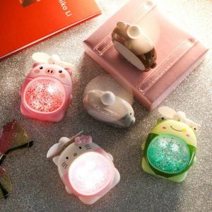 ( MY ACC ) Kipas Angin Portable KT Fan + LED + Glitter Kipas Mini Motif