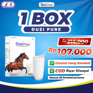 Duzi Pure Susu Kuda Lombok Untuk Asam Urat Tulang Dan Nyeri Sendi Bubuk 200 Gram 100% Original