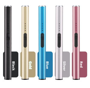 Electric Candle Lighter Plasma Electric Arc Lighter Windproof Flameless Belt USB