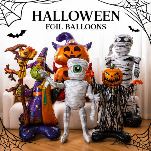 Halloween Large Standing Balloon Halloween Party Decorations Inflatable Standing Balloon Halloween Balloon Indoor Outdoor Party Supplies