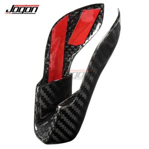 mv1 For BMW M2 G87 M3 G80 M4 G82 G83 2021-2025 Carbon Fiber Car Interior Console Gear Shift Head Knob Switch Cover Trim Molding 5B8T1
