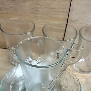 12pcs cangkir kopi 6gelas&6tatakan/paket cangkir kopi set cangkir kopi
