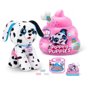 ZURU s Alive Pooping Puppies Interactive Assortment Plush Toys Motorized Vocal  Puppy Childrens Interactive Toys Gifts