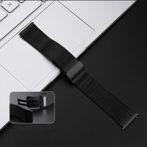 Magnetic Buckle Metal Strap For Amazfit T-Rex 3 Pro 48mm Smart Watch Stainless Steel Band