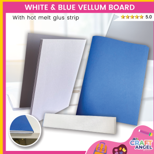 Morocco 230g Hot Melt White & Blue Board Cover – 2mm 4mm 6mm A4 Size for Document Binding & Presentations