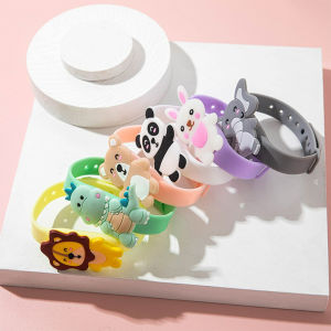 Gelang Anti Nyamuk Bentuk 3D - Jam Tangan Bayi Clip Gesper Anak Karakter Hewan Lucu