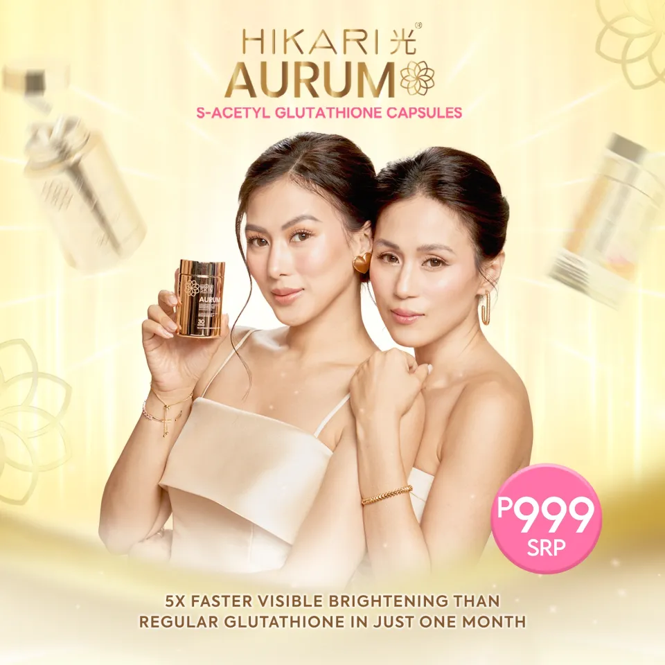 Hikari Aurum 5X Whitening GlowS-Acetyl Glutathione + Collagen & Vit C with Zinc and Oral Sunscreen with Instant Brightening | Lazada PH Hikari Aurum 5X Whitening GlowS-Acetyl Glutathione + Collagen & Vit C with Zinc and Oral Sunscreen with Instant Brightening | Lazada PH