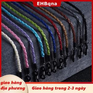 [COD] EHBqna 3PF Ship within 24 hours Dày xoắn kính mát da dây chuỗi Kính bện kính dây buộc dây đeo thể thao ngoài trời không trượt kính phụ kiện