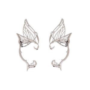Anting Telinga Anting Angel Wing Anting-Anting Wanita Anting Elf Ear Cuff Klip Anting Estetika