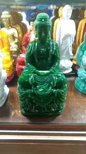 Tượng Đức Phật A Di Đà ngồi đài sen nguyên khối
