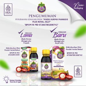 Madu KURMA Manggis Plus Royal Jelly Bagus untuk Anak