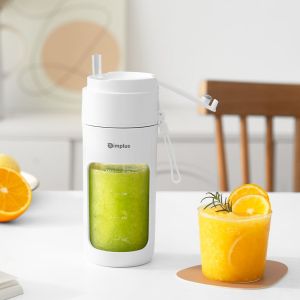 Simplus Juicer Wireless Portable Direct Drink Cup 400mL Capacity Multifunctional Blender 12-Blade Cutter Fruit and Vegetable Juicing