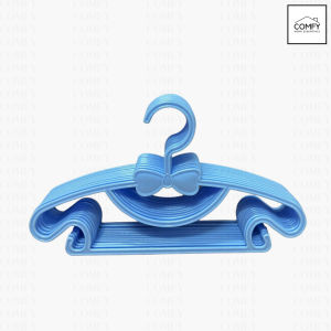 (One Dozen) 12pcs Pastel Color Safe PP Material Virgin Quality Cute Baby Hanger Kid Clothes Plastic Hangers