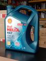 Genuine Shell Helix HX7 Semi Synthetic Minyak Hitam Engine Oil 10W-40 10W40 4L + Proton Oil Filter PW811577 Biru. 