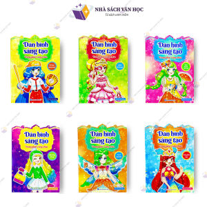 Sách - Dán Hình Sáng Tạo - Trang Phục Công Chúa (Bộ 6 Cuốn)