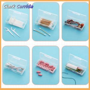 [Clark Carrida] Du Lịch Di Động Hộp Thuốc Bông Tăm Chủ Trường Hợp Detal Xỉa Đồ Trang Sức Tổ Chức Container Chống Bụi Đồ Trang Sức Phụ Kiện Hộp