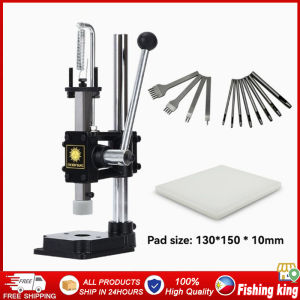 Silent Punching Machine For Leather Punching Holes Without Hammer Making Hand Press Punch Machine