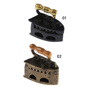 [Childhood MS] Mô hình phòng Nhà búp bê dụng cụ quần áo bằng sắt thu nhỏ cũ Mini