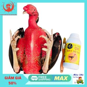Om Dày Đỏ Da Ưu Việt pha sẵn cho gà đá giúp da săn chắc đỏ da phụ kiện gà chọi