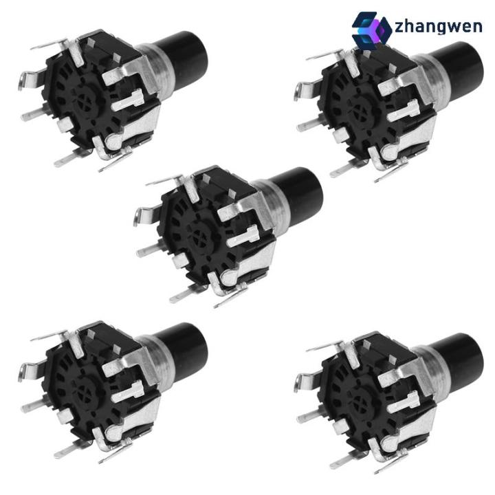 【zhangwen】-5Pcs EC12D1524403 Car Navigation CD Volume Encoder with Push ...