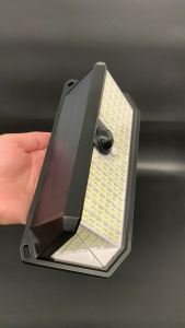 416 LED Solar Motion Sensor Wall Light Outdoor 3 Modes IP64 Waterproof 3 Sided Wide Angle Security Flood Lamp for Garden Patio Garage Yard Decor Lighting Lamps
