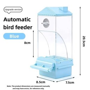 AIMAYAPET Parrot Bird Feeder Bath Box Wall Mounted Splash Proof Plastic Food Bowl Cage Pet Supplies