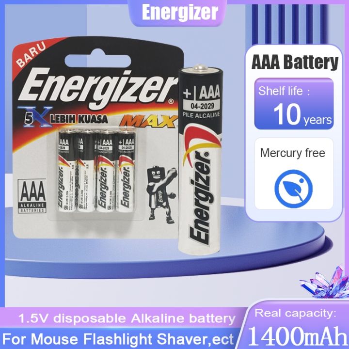 ♀Energizer 1.5V AAA LR03ถ่ายอัลคาไลน์4ชิ้น,หนูของเล่นสำหรับรีโมทคอนโทรล ...