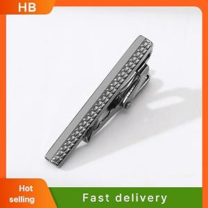 HB Fashion Simple Metal Tie Clip For Men Wedding Necktie Tie Clasp Clip Gentleman Ties Bar Tie Pin Men Shirts Jewelry Accessories
