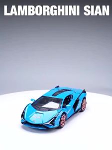 LEO 1:32 Lamborghini Sian Diecast Metal Car Model Toy Cars Collection For Boy Children Kids Toys Hobbies Vehicle Gift2026 kll