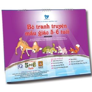 Bộ tranh truyện mẫu giáo mầm non tranh truyện kể cho mầm non từ 3 đến 6 tuổi thiết bị dạy học cho bé