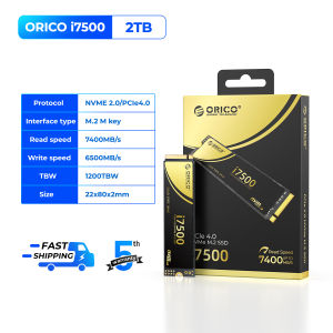 ORICO NVMe PCle 4.0 SSD Unleash Full Speed High Performance 7500MB/s Read Speed Up to 4TB Enhanced Master Control MAP1602 Durable 3D NAND Flash with PS5
