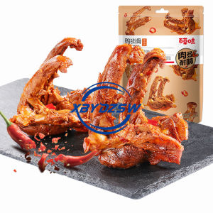 鸭锁骨80g甜辣味 鸭架麻辣Bai Cao Wei Marinated Meat Snacks