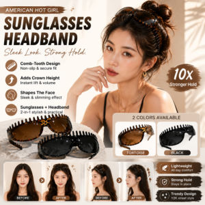 Fashion Toothed Headband Stylish Women Hairband Trendy Sunglasses Design Accessories