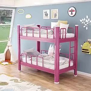 Childrens Bed Frame Single Bed Frame Steel Adjustable Helper Bed Bunk Bed Double Decker Bed