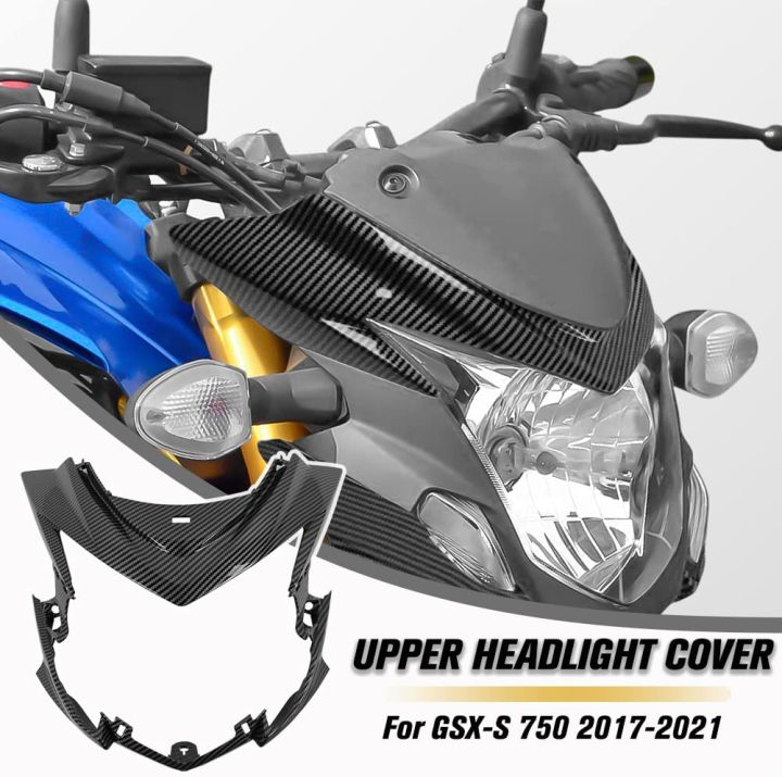 Allotmark อุปกรณ์เสริมรถจักรยานยนต์หัวจมูกด้านหน้าบนล่างไฟหน้าด้าน