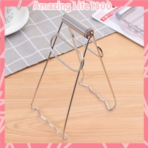Kitchen Folding Hot Dish Plate Clipper Stainless Steel Heat Protection Gripper Carrier Holder Plate Clip Bowl Clamps