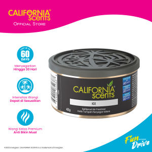 California Scents - Spillproof ICE Serbuk Kayu Pengharum Pewangi Parfum Mobil Ruangan Lemari Kamar