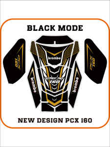 STIKER PAD PROTECTION ALL NEW PCX 160 2021 FULL SET NEW DESIGN DENGAN ANTI GORES TIDAK TIMBUL